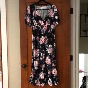 Isabel Maternity Maxi dress